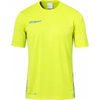 Uhlsport Football Score Training T-shirt manches courtes hommes jaune bleu taille M