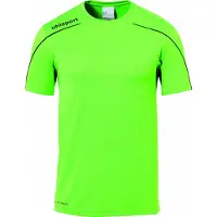 Uhlsport Stream 22 Maillot manches courtes Homme - Vert fluo / Noir