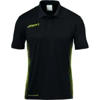 Uhlsport Football Score Polo Shirt Hommes Polo noir vert Taille S