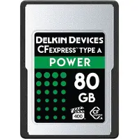 Delkin Devices Devices CFexpress POWER Type A 80GB Memory Card