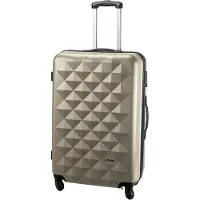 Feru Pyramid Peak Classic 75 cm travel suitcase, champagne, Valise, Beige