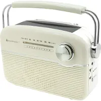 Soundmaster TR480BE Radio portable, alimentation en tension par cellules solaires