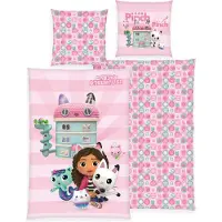 Gabby's Dollhouse Literie 80/80+135/200 cm (200 x 135 cm, 80 x 80 cm)