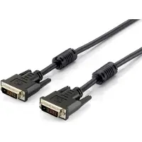 Equip Installer DVI-D - Câble DVI-D 5 m noir (118935) (5 m), Câble vidéo, Noir