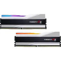 G.Skill Trident Z5 RGB - DDR5 - kit - 32 Go : 2 x 16 Go - DIMM 288 broches - 8000 MHz / PC5-64000 - CL38 - non-ECC - argent métallique (F5-8000J3848H16GX2-TZ5RS)