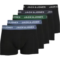 Jack & Jones Boxers 'Solid' bleu-gris / vert gazon / mûre / noir