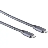 S-Conn S/CONN 13-47020 Câble USB 3.2 Gen 2x2 1 m USB C Gris