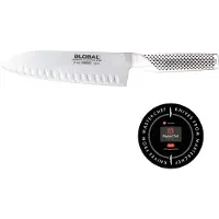 Global G80 Couteau santoku alvéolé 20 cm