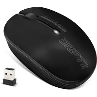 Advance Drift 2 - Souris - droitiers et gauchers - optique - 3 boutons - sans fil - 2.4 GHz - récepteur sans fil USB - noir