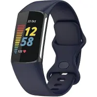 Cover-Discount Fitbit Charge 6 - Bracelet sport en silicone de remplacement (Silicone), Sangles de montre, Bleu