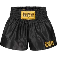 Benlee Pantalon de boxe thaïlandaise pour enfants UNI THAI JUNIOR Black junior