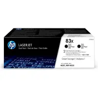 HP toner CF 283 XD pack double noir No. 83 X