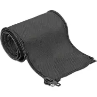 DeLOCK Gewebeschlauch Reißverschl. hitzebest. 1mx35mm Black