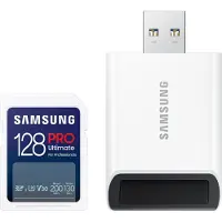 Samsung PRO Ultimate 128 Go (2023) SDXC + Lecteur USB