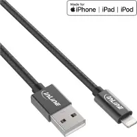 InLine - Lightning-Kabel - USB Stecker zu Lightning Stecker - 1,0m - Schwarz (31411B)