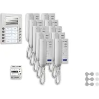 Technisat TCS Audio Station extérieure Pack 10 PES 10 touches AP PPA1 (PPA10-EN/02)