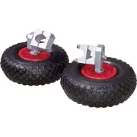 Kerbl Stützräder für Schubkarre (paarweise, für jede Schubkarre) 29396