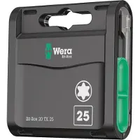 Wera Bit-Box 20 TX, TX 25 x 25 mm, 20 pièces