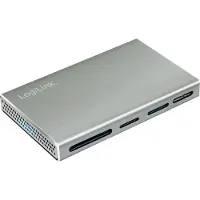 Logilink CR0048 (USB-C 3.2 Gen 1), Lecteur de carte mémoire, Argent
