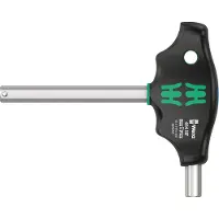 Wera 454 HF Tournevis hexagonal en T Hex-Plus avec fonction de retenue, 10 x 100 mm