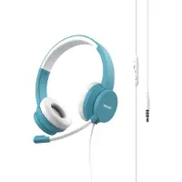 Pantone PT-WDH002GY2220 écouteur/casque Avec fil Arceau Bureau/Centre d'appels Couleur aqua