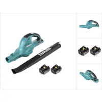Makita DUB 361 T Souffleur sans fil 2x 18 V / 36 V + 2x Batteries BL 1850 B 5 Ah / 5000 mAh