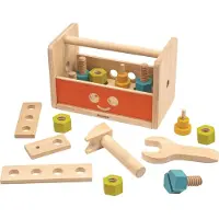 PlanToys Jouets en bois Boîte à outils pour robots