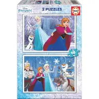 Educa Puzzle 2x48 pièces Frozen 16852
