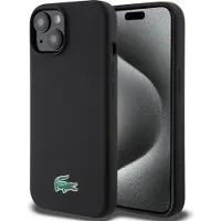 Lacoste Schutzhülle (Apple iPhone 15), Coque pour téléphone portable, Noir