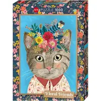 Heye Puzzle Puzzle HEYE Floral Friends : la belle fleur 1000 pièces