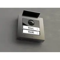M-E Modern-Electronics 41266 Interphone-portier vidéo radio Unité extérieure anthracite (Funk)