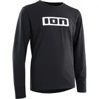 iON Logo Dr Long Sleeve Enduro Jersey Noir 10-12 Years Enfants