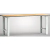 Klw-lutz Betriebseinrichtungen Établi L2000xP700xH840mm hêtre multiplex gris clair