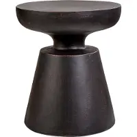 Beliani Table pliante noire en fibre de verre MgO résistante aux intempéries et aux UV moderne style intérieur extérieur salon