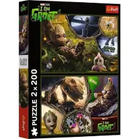 Trefl Puzzle 2x200 Ich bin Groot 13315
