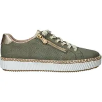 Rieker Baskets basses olive / vert clair