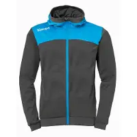 Kempa Emotion 2.0 Hood Jacke anthrazit/kempablau M
