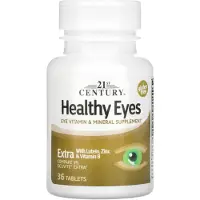 21st Century , Yeux Sains, Extra avec Lutéine, Zinc et Vitamine B, 36 Comprimés