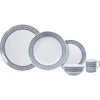 Brunner Midday Bluebay Set de vaisselle de camping mélamine