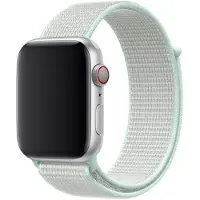 Apple Watch 44mm Nylon Sport Loop Nike Horlogeband Teal Tint
