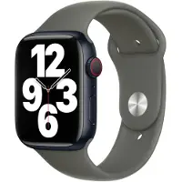 Apple Watch 42/44/45 mm Bracelet Sport Silicone Vert Olive