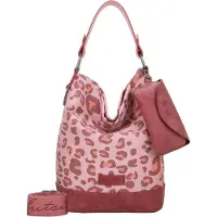 Fritzi aus Preußen Sac bandoulière 'Izzy' orange / rose clair / rouge foncé