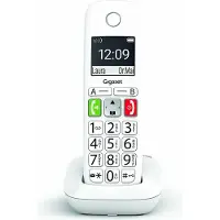 Gigaset Téléphone analogique/DECT E290 avec identification de l'appelant Blanc