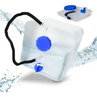 Relaxdays Bidon pliable de 15 litres, lot de 2