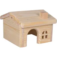 Trixie 2x Maison en bois pour souris et hamsters