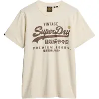 Superdry pour homme. M1012110A T-shirt Vintage Workwear blanc (S), Casuel, Coton, Manche courte