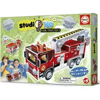 Educa Studio 3d Camion De Pompiers Artisanal
