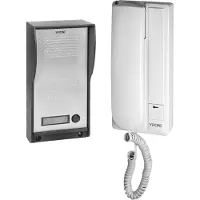 ORNO Interphone DP-16 - 2 fils - Blanc - Design moderne - Installation facile - Réglage du volume