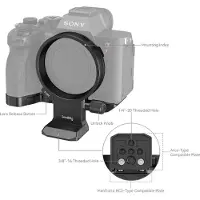 SmallRig 4148 Kit de montage horizontal à vertical rotatif pour Sony Alpha 7R V / Alpha 7 IV / Alpha 7S III / Alpha 7R IV