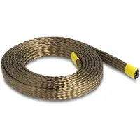 DeLOCK Gaine tressée en fibres de basalte 2 m x 10 mm brune -